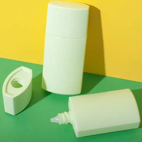 Envase tottle de HDPE de 50 ml para loción y protector solar – vista 1
