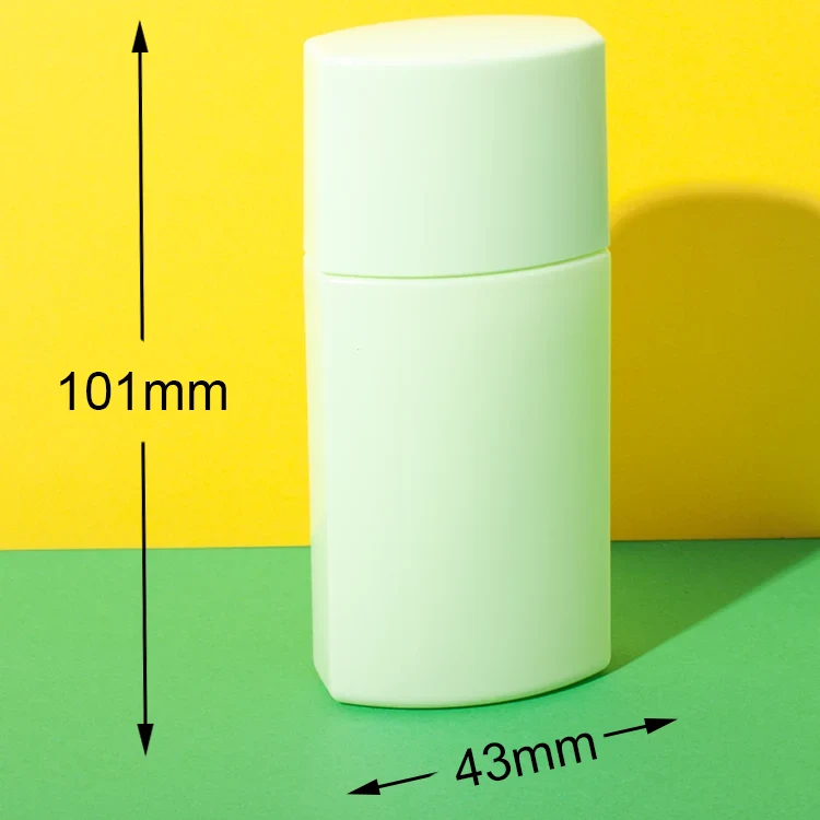 Envase tottle de HDPE de 50 ml para loción y protector solar – vista 5