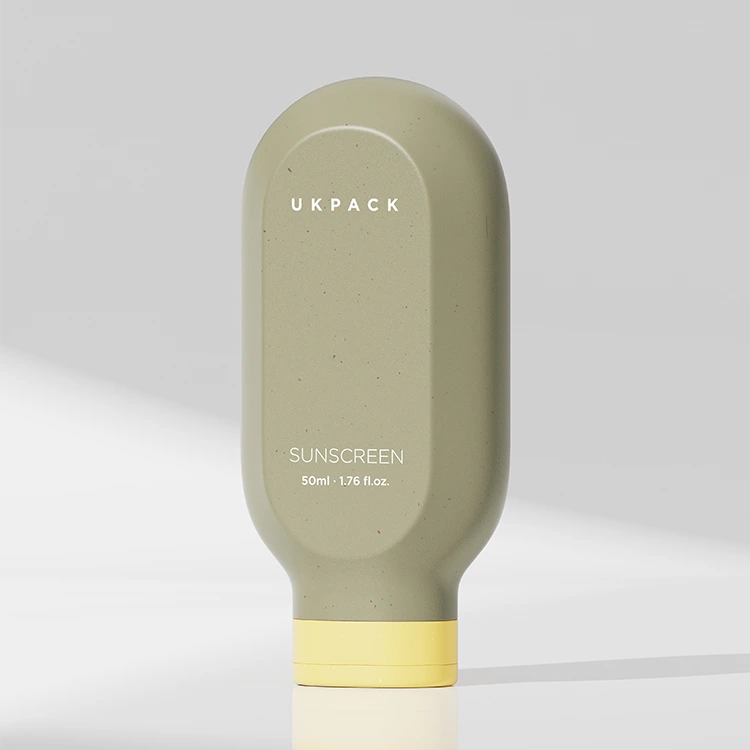 Envase tottle PE de 50 ml para protector solar inspirado en una cápsula — 1 Envase tottle PE de 50 ml para protector solar inspirado en una cápsula — imagen de cabecera del concepto