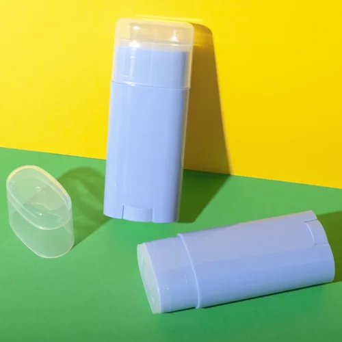 40g PP Bottom-Fill Twist-Up Deodorant Container with Clear Cap - vista 1
