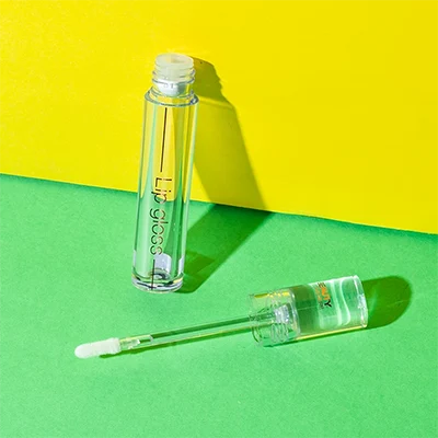 Vial transparente de PETG con aplicador doe-foot de 2,5 ml – imagen 1