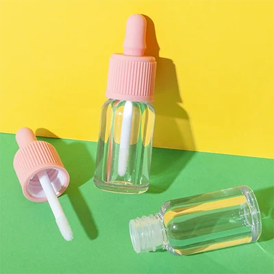 Tubo portátil transparente de brillo labial de 3 ml – imagen 1