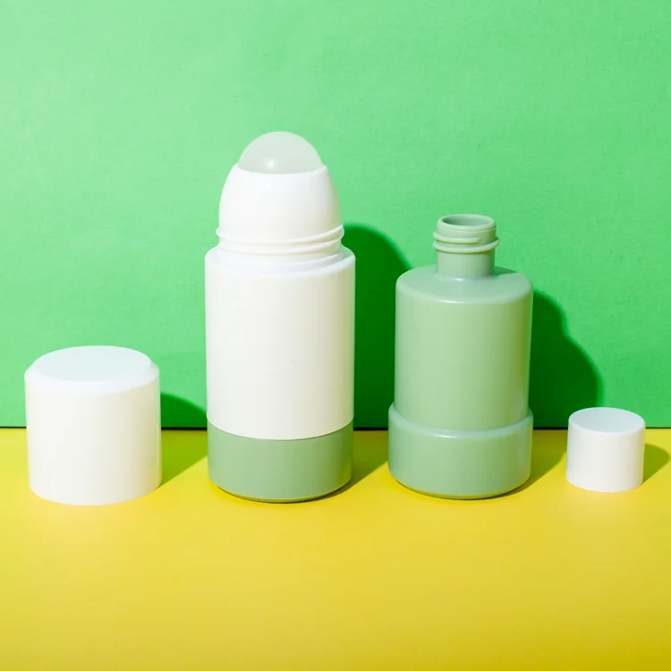 PP Plastic Refillable Roll On Deodorant Bottles 50g and 75g - vista 2