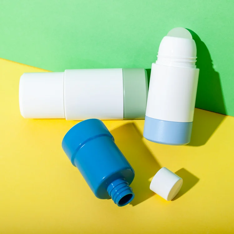 PP Plastic Refillable Roll On Deodorant Bottles 50g and 75g - vista 4