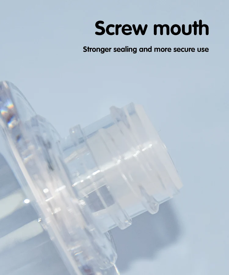 Frasco cuentagotas pequeño PETG de 30 ml — detalle de componentes — imagen 3