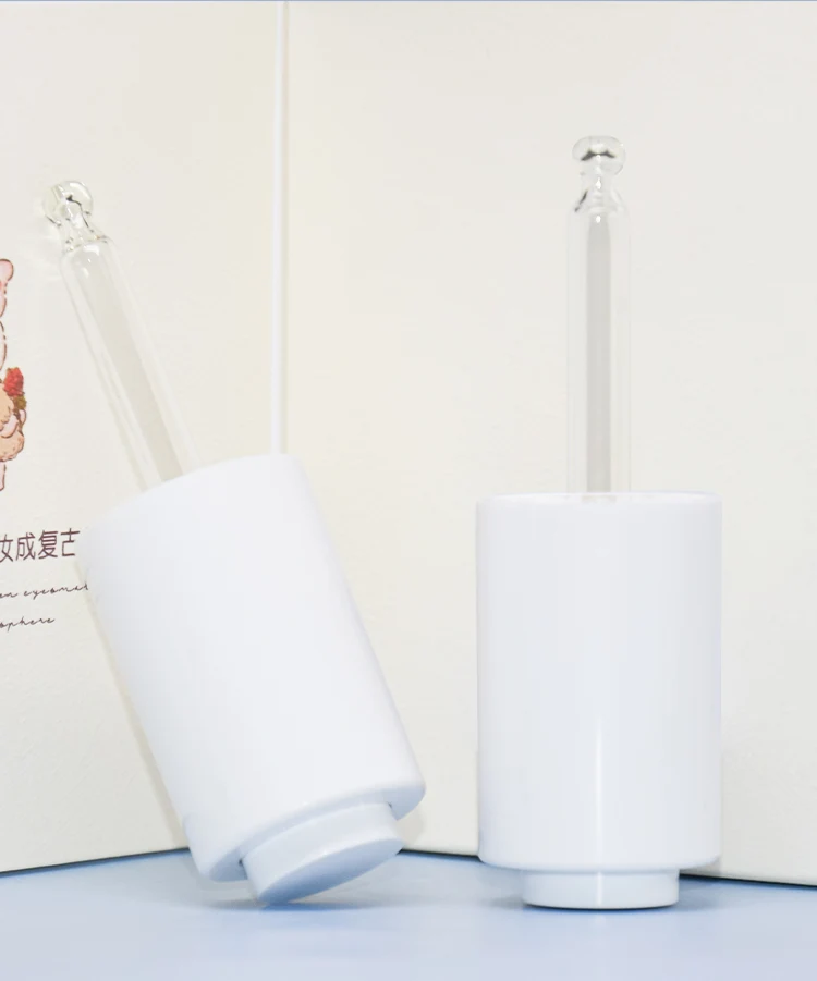 Frasco cuentagotas pequeño PETG de 30 ml — detalle de componentes — imagen 4
