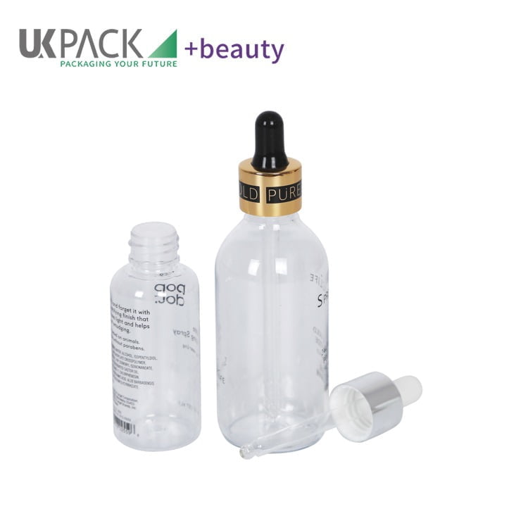 Frasco cuentagotas PET de plástico personalizable de 60 ml y 100 ml — vista principal — imagen 1
