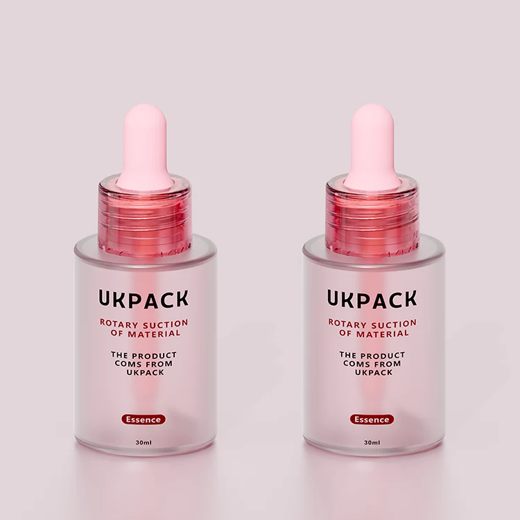 Frasco cuentagotas PETG de 30 ml con pera de caucho nitrilo — detalle de componentes — imagen 2