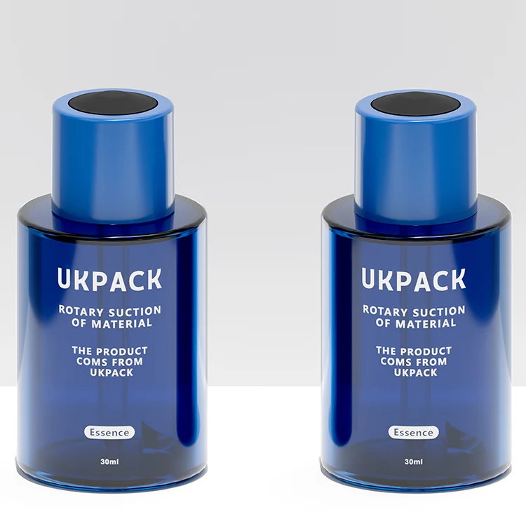 Frasco cuentagotas PETG integral de 30 ml con diseño Dopamine — detalle de componentes — imagen 3