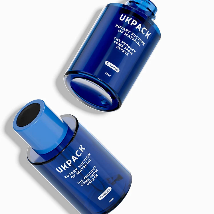 Frasco cuentagotas PETG integral de 30 ml con diseño Dopamine — detalle de componentes — imagen 4