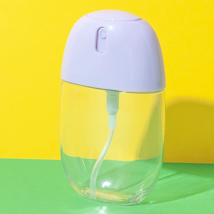 Oval 50ml Perfume Bottle with Integrated Fine Mist Sprayer - vista 1