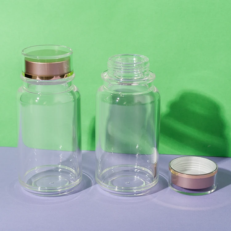 PS Plastic Clear Pill Bottle 120ML - vista 1