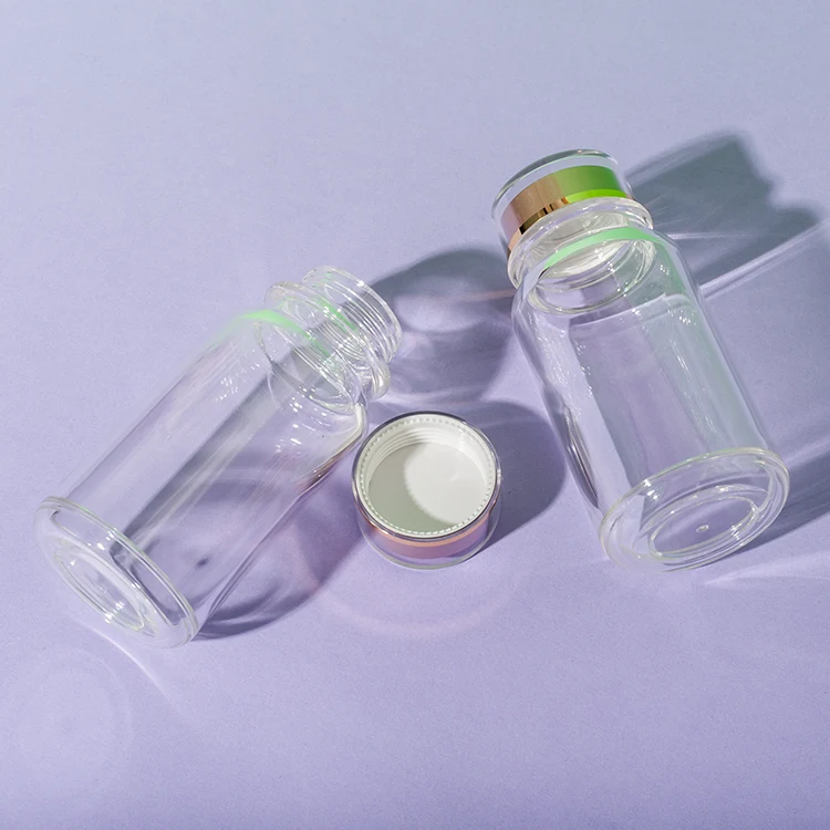 PS Plastic Clear Pill Bottle 120ML - vista 3