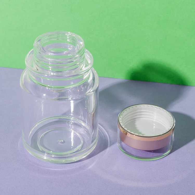 PS Plastic Clear Pill Bottle 50ML - vista 2