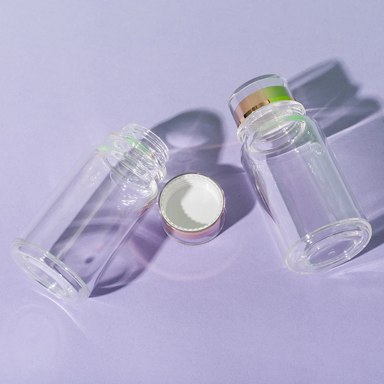 PS Plastic Clear Pill Bottle 70ML - vista 3