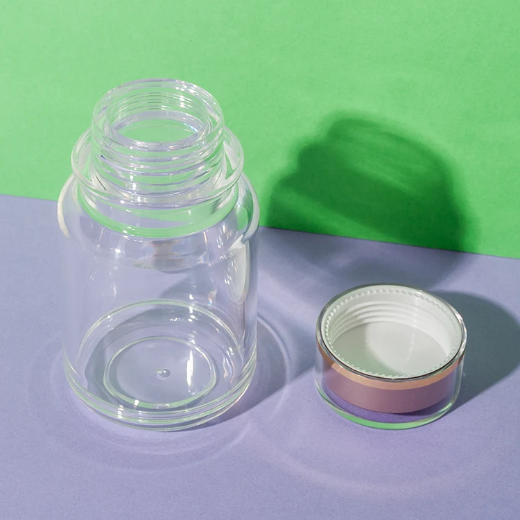 PS Plastic Clear Pill Bottle 90ML - vista 5