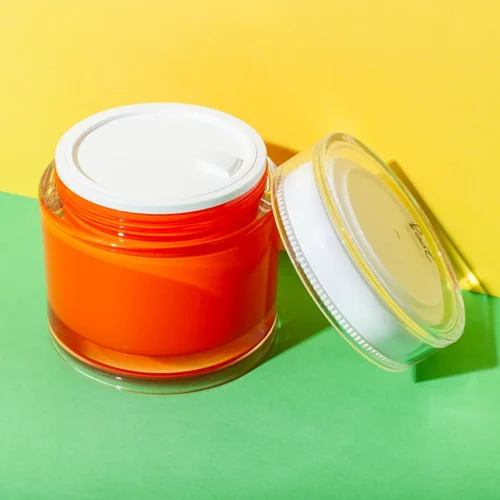 Tarro cosmético de acrílico de doble pared de 200 g – vista 1