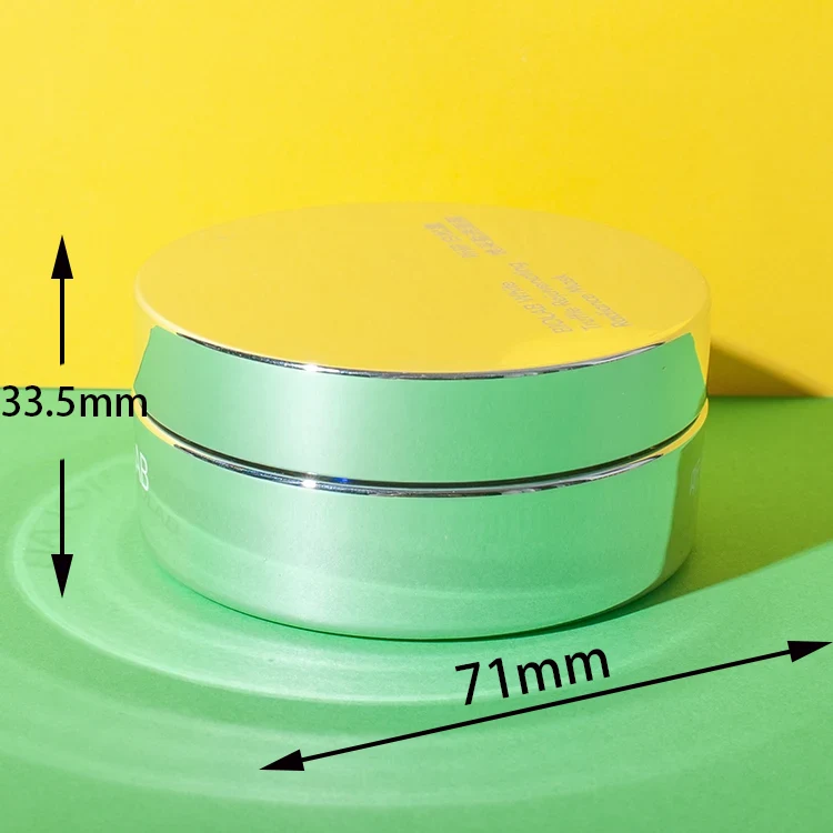 Tarro Ancho de Perfil Bajo de PET para Cremas 60 g Metalizado – vista 2