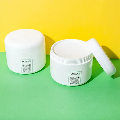 Tarro cosmético de PP de doble pared de 500 ml para manteca corporal