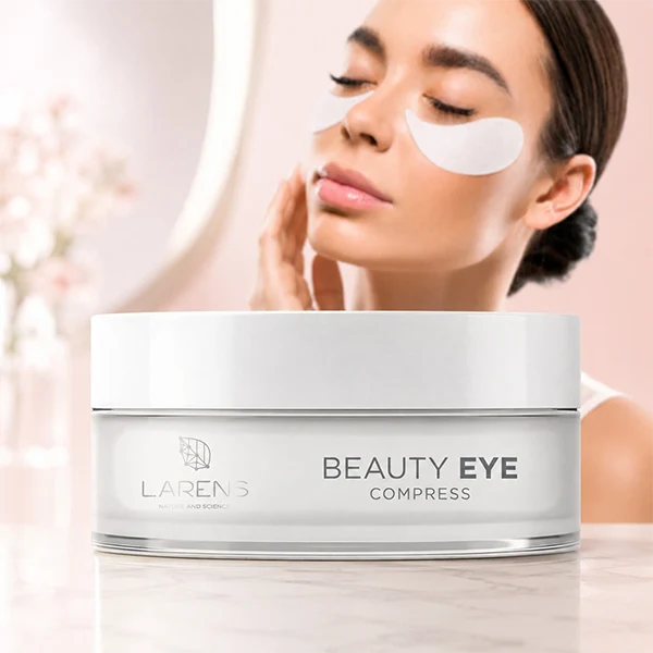 Tarro cosmético de doble cámara de 50 ml + 50 ml para WellU WellU, tarro cosmético de doble cámara de 50 ml + 50 ml para Larens Beauty Eye Compress