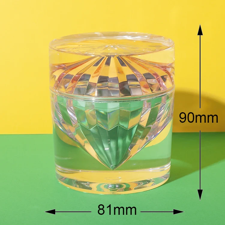 PMMA forma de diamante de lujo cosmetic jars 15ml 30ml 50ml 11 — imagen 4