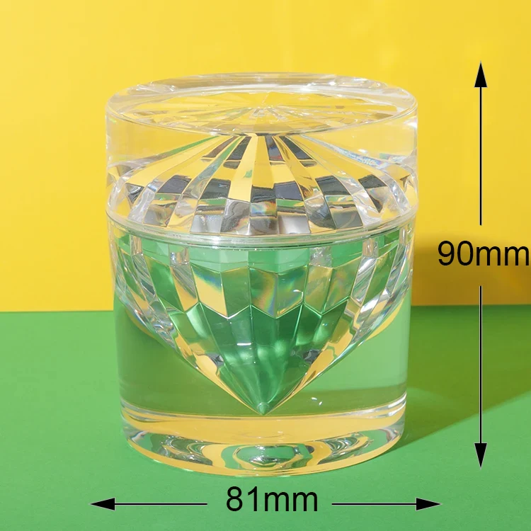 PMMA forma de diamante de lujo cosmetic jars 15ml 30ml 50ml 9 — imagen 6