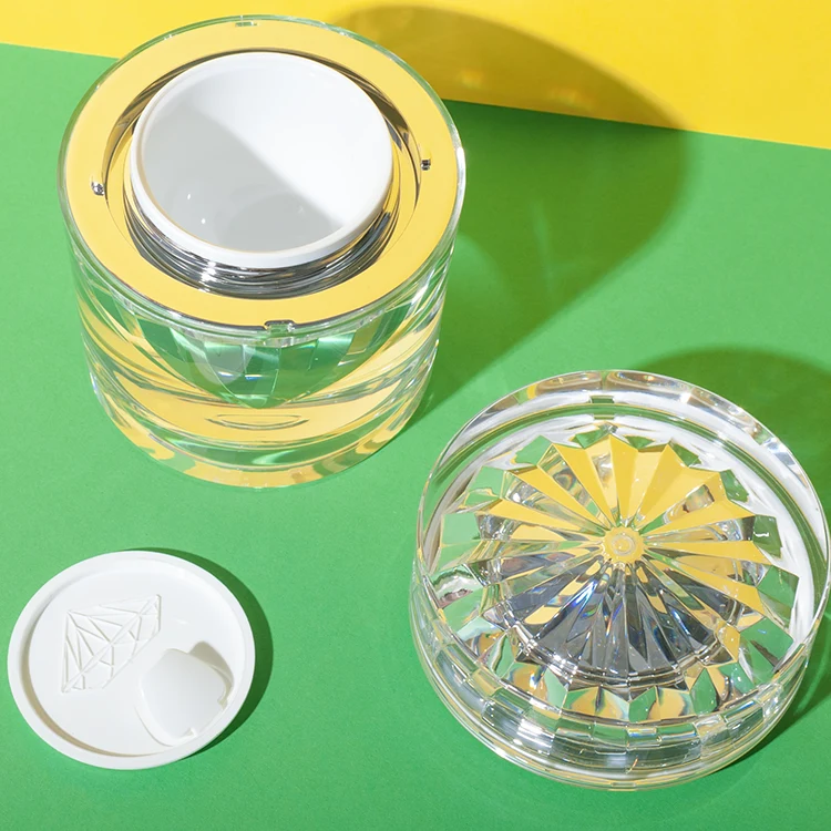 PMMA forma de diamante de lujo cosmetic jars 15ml 30ml 50ml 5 — imagen 10