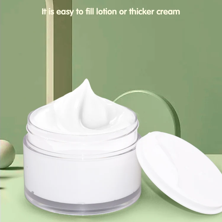 Customized 100g Cosmetic Jar with Spatula for Cream - vista 5