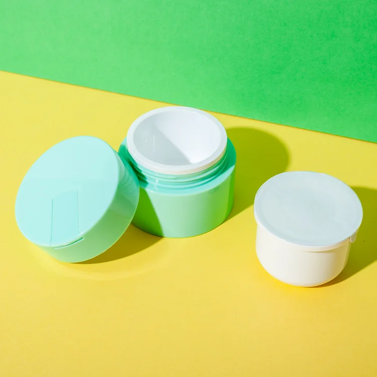 Tarro cosmético recargable de PP con espátula, 50/100 g – vista 3