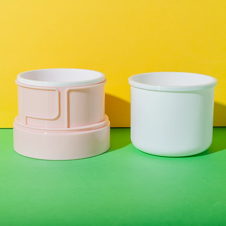 Tarro cosmético recargable con tapa flip-top – 7 pp plastic flip top refillable cosmetic jar 100ml 150ml 200ml - 5