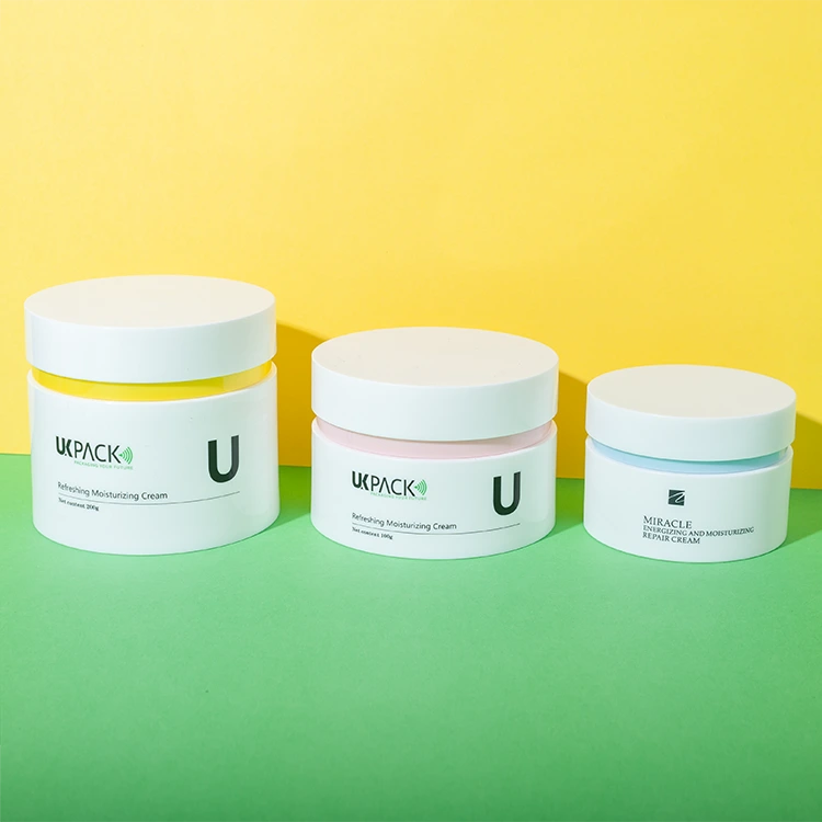 PP Cosmetic tarro para crema con espátula 50g 100g 200g 2 — imagen 2