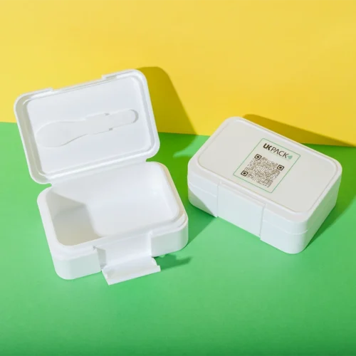 PP Plastic Flip-Top Square Hair Wax Jar 100ML - vista 1