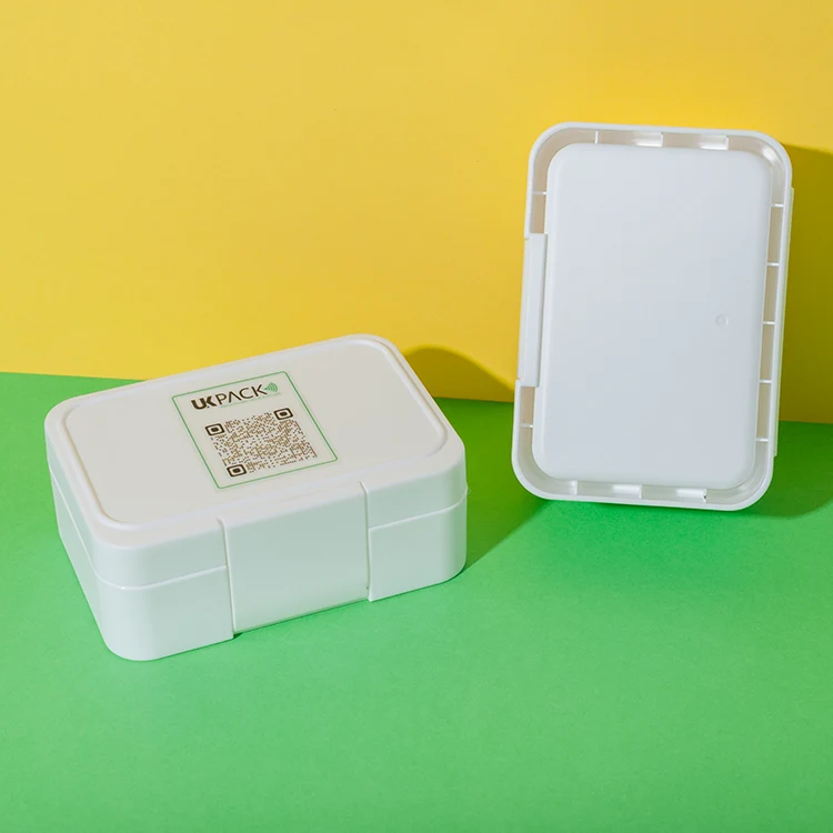 PP Plastic Flip-Top Square Hair Wax Jar 100ML - vista 5