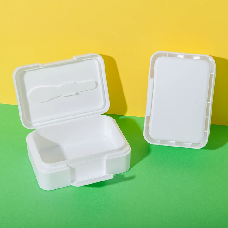 PP Plastic Flip-Top Square Hair Wax Jar 100ML - vista 6