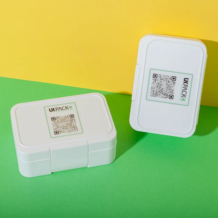 PP Plastic Flip-Top Square Hair Wax Jar 100ML - vista 7