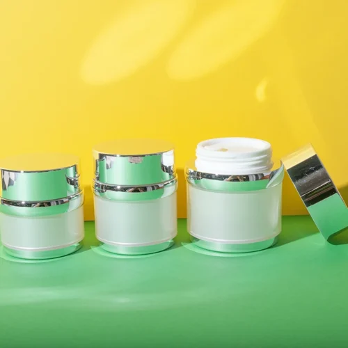 Tarro de Acrílico Mate Metalizado para Cremas 15 g 30 g 50 g – vista 1