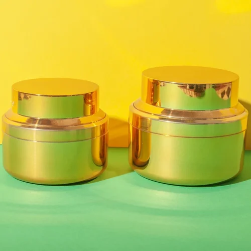Tarro de Acrílico Metalizado Cepillado para Cremas 30 g 50 g – vista 1