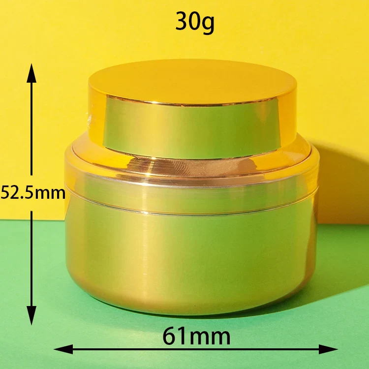 Tarro de Acrílico Metalizado Cepillado para Cremas 30 g 50 g – vista 2