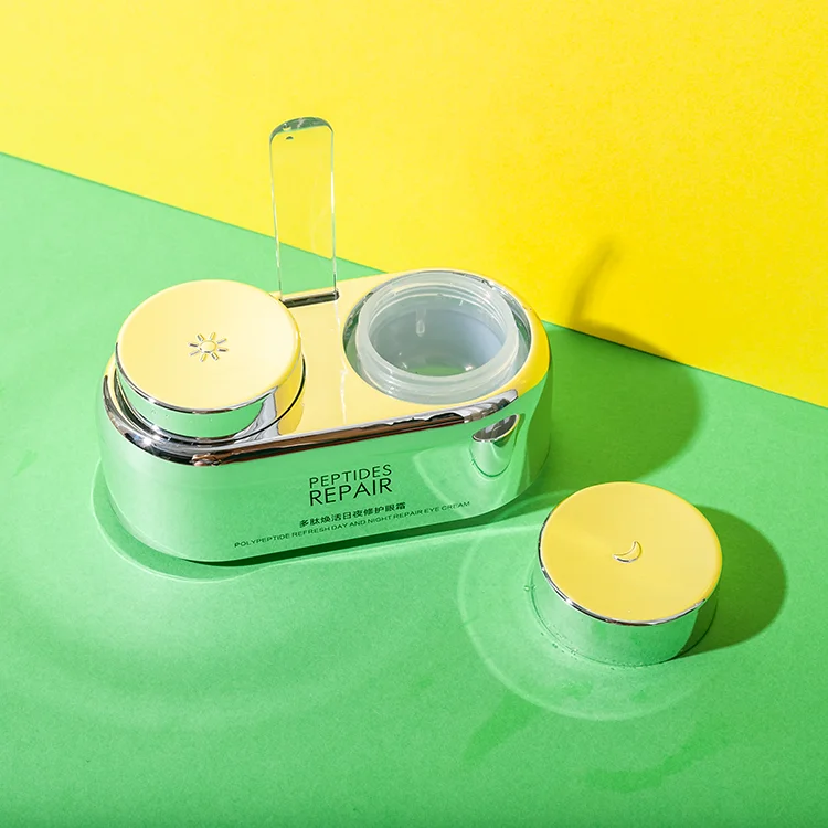 Tarro de crema para ojos de doble cámara de acrílico - UKPACK - imagen 1