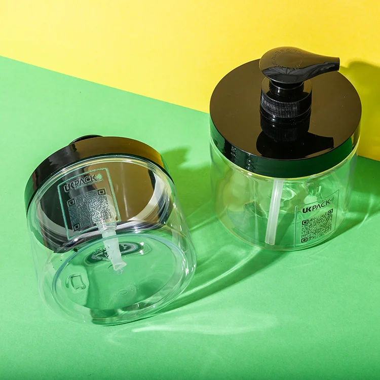 Tarro de PET de 300 ml y 400 ml con dosificador para cosmética – vista 6