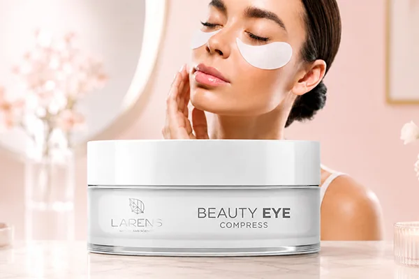 Tarro cosmético de doble cámara de 50 ml + 50 ml para WellU WellU, tarro cosmético de doble cámara para Larens Beauty Eye Compress
