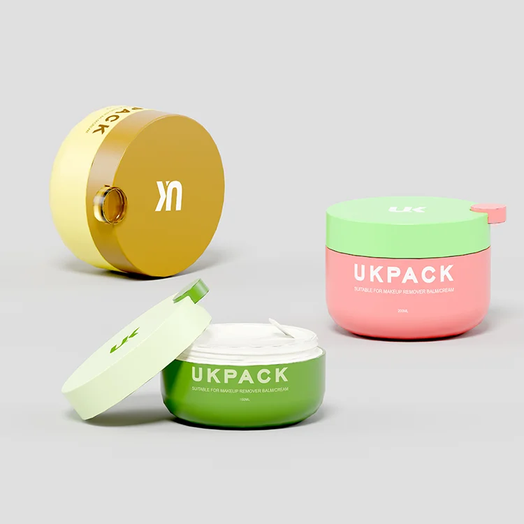 Macaron-Style Multi-Size PP Makeup Remover Jar - vista 4