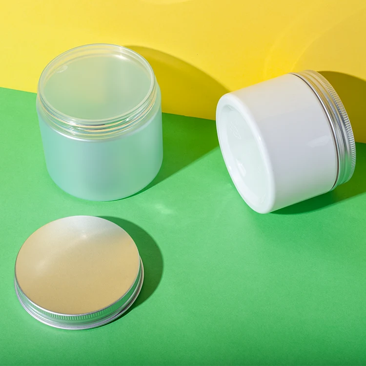 PET Plastic Hair Wax Container with Aluminum Lid 300ML 400ML - vista 6