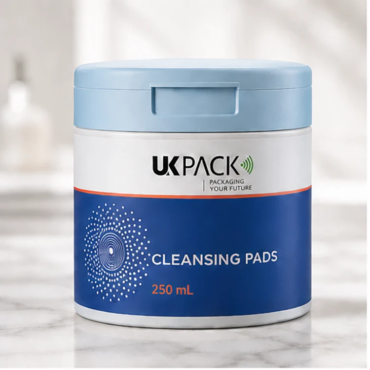 250ml PP Makeup Remover Cotton Pads Jar - vista 1