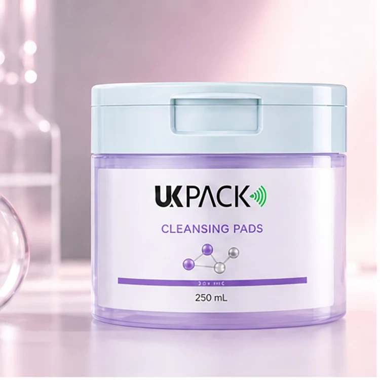 250ml PP Makeup Remover Cotton Pads Jar - vista 5