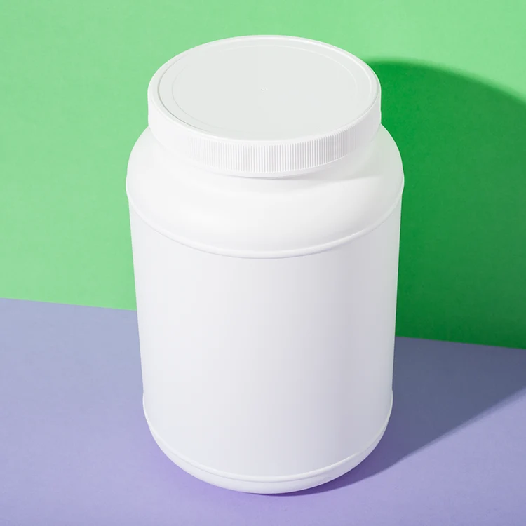 HDPE Plastic Protein Powder Jar 2500ML - vista 4