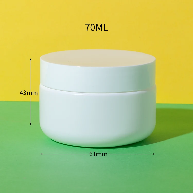 HDPE Plastic Small Hair Wax Container 70ML - vista 2