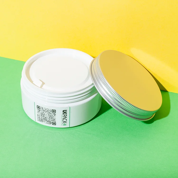 Tarro cosmético de PET con tapa de aluminio de 200 g, 300 g y 400 g – vista 7