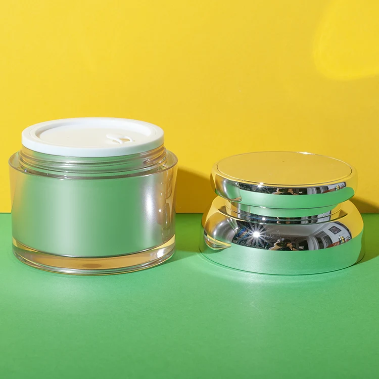 Tarro Redondo de Acrílico Metalizado para Cremas 30 g 50 g – vista 4