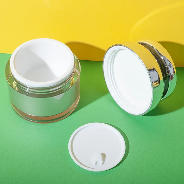 Tarro Redondo de Acrílico Metalizado para Cremas 30 g 50 g – vista 5
